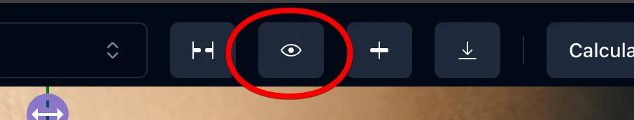 Selecting the pupil marker for PD measurement